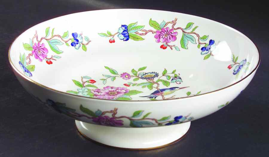 Pembroke (Gold Trim) Centerpiece by John  Aynsley & Sons-1