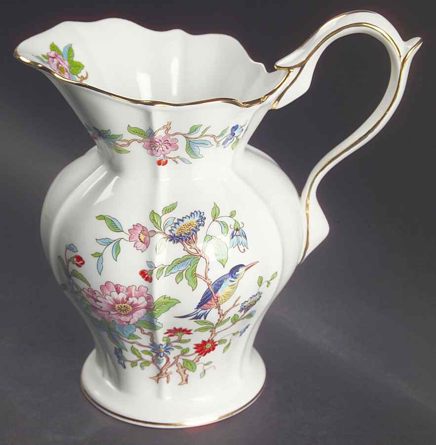 Pembroke (Gold Trim) 32 Oz Pitcher by John  Aynsley & Sons-1