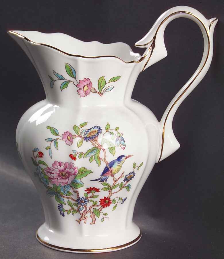 Pembroke (Gold Trim) 16 Oz Pitcher by John  Aynsley & Sons-1
