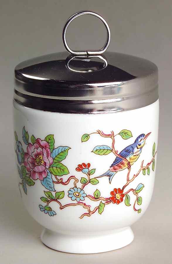 Pembroke (Gold Trim) Egg Coddler & Lid by John  Aynsley & Sons-1