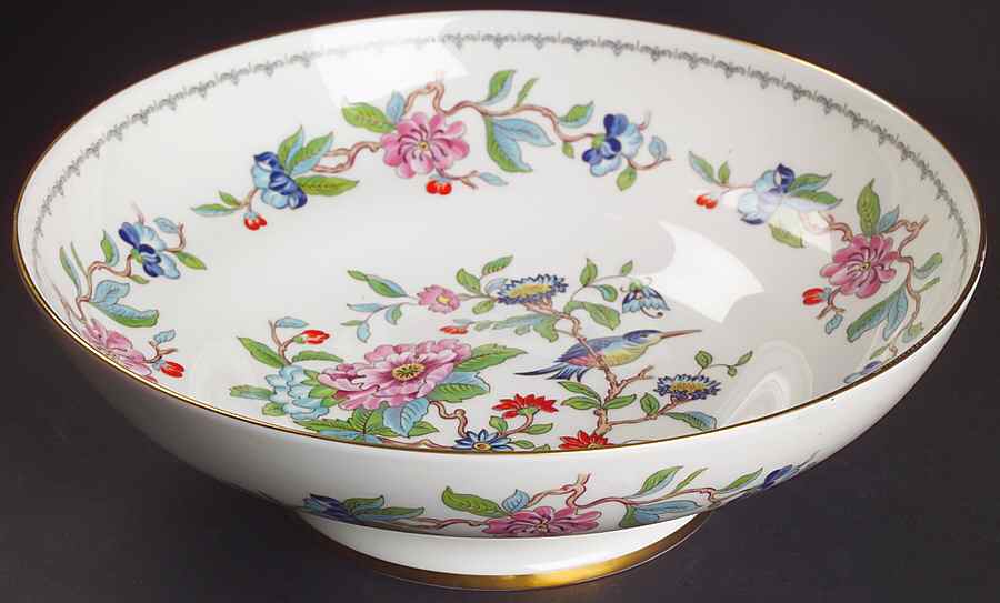 Pembroke (Gold Trim) Centerpiece by John  Aynsley & Sons-1