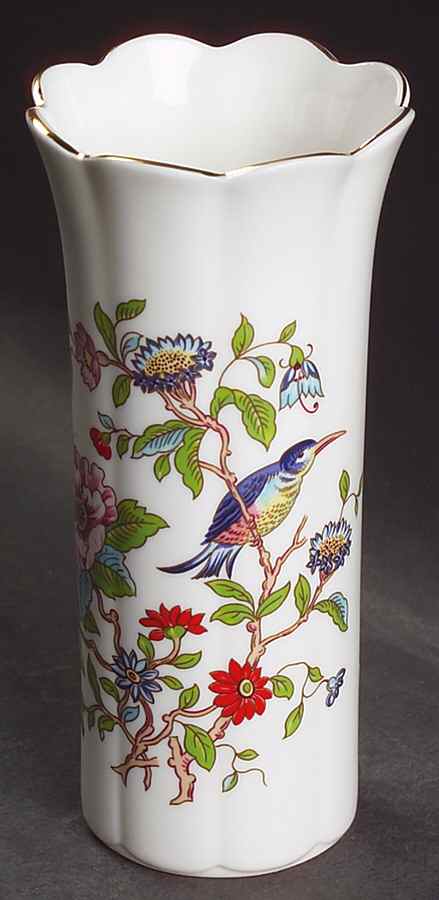 Pembroke (Gold Trim) 5" Mayfair Vase by John  Aynsley & Sons-1