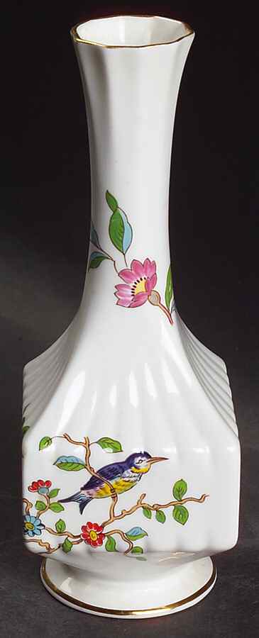 Pembroke (Gold Trim) 7" Vase by John  Aynsley & Sons-1