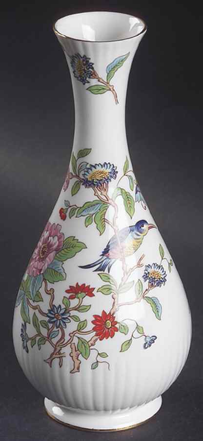 Pembroke (Gold Trim) 7" Sandon Bud Vase by John  Aynsley & Sons-1