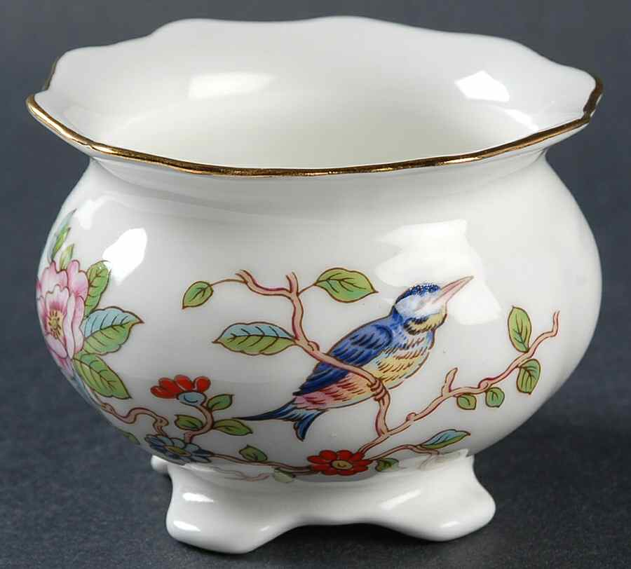 Pembroke (Gold Trim) Mini Open Sugar Bowl by John  Aynsley & Sons-1