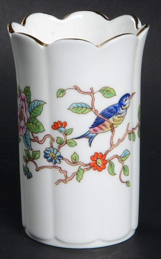 Pembroke (Gold Trim) 3" Mayfair Vase by John  Aynsley & Sons-1