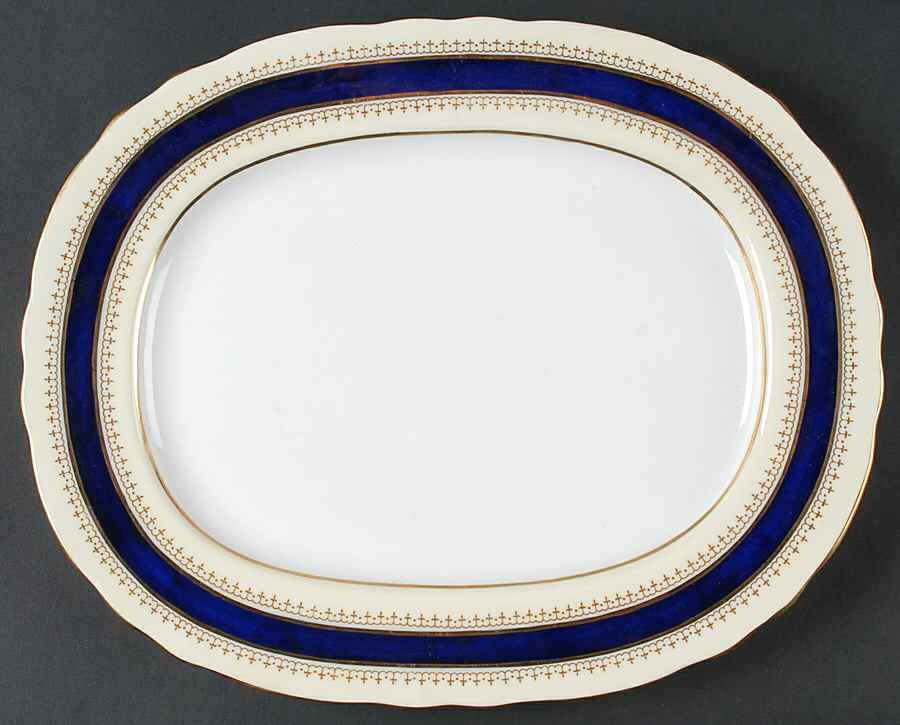 Pentland 13" Oval Serving Platter by John  Aynsley & Sons-1