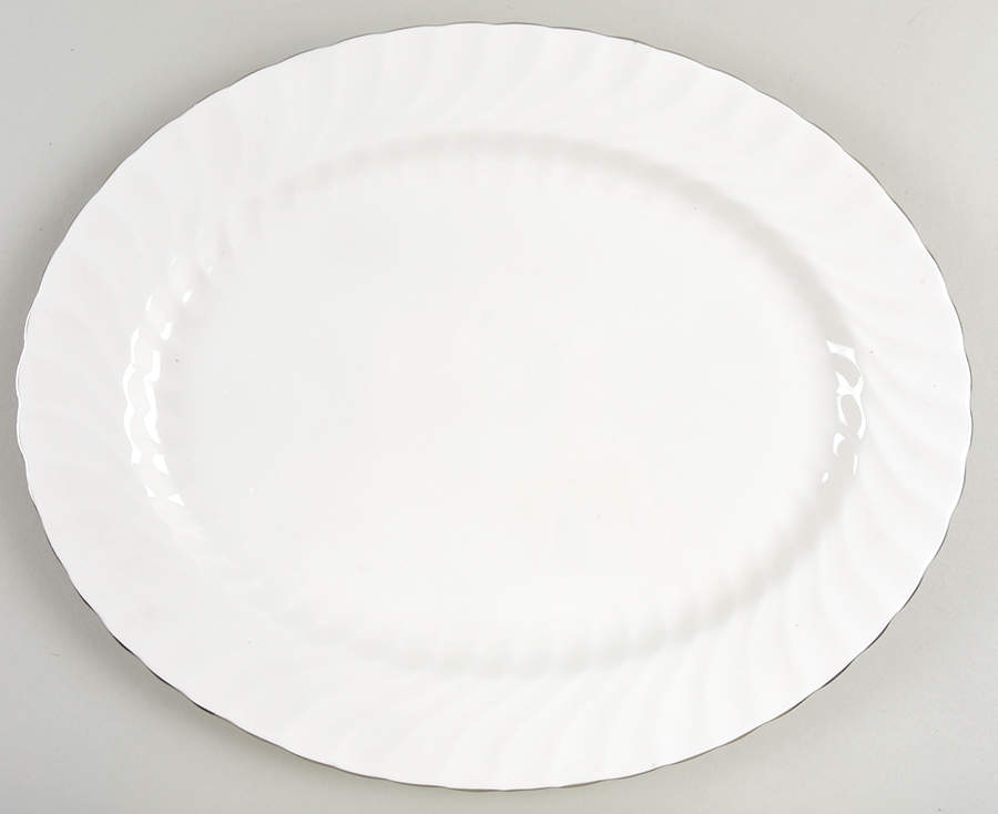 Purity 13" Oval Serving Platter by John  Aynsley & Sons-1