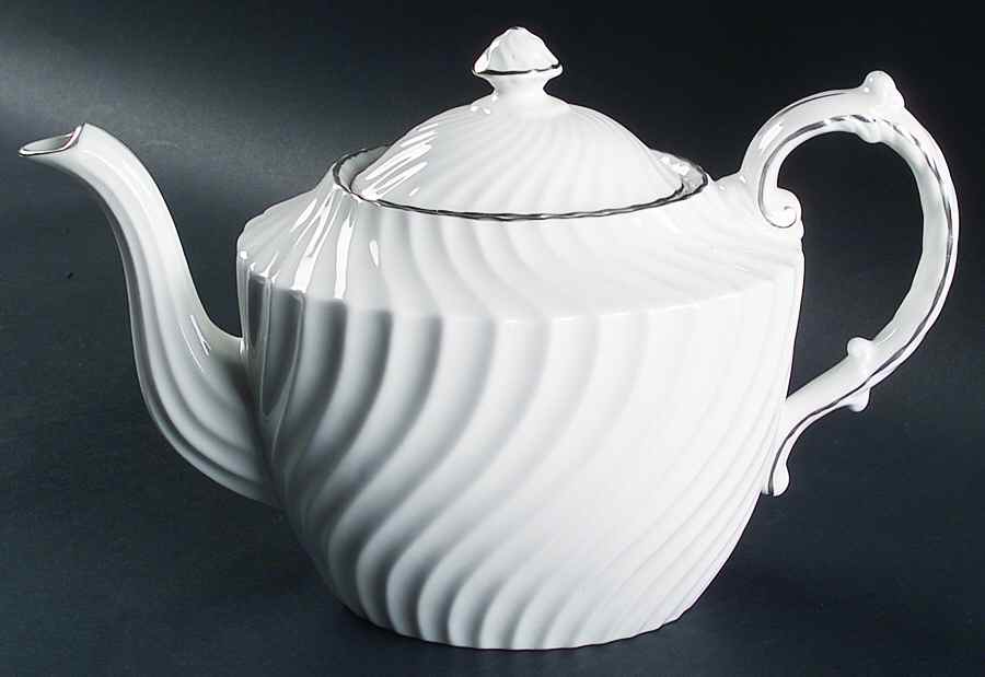 Purity Teapot & Lid by John  Aynsley & Sons-1