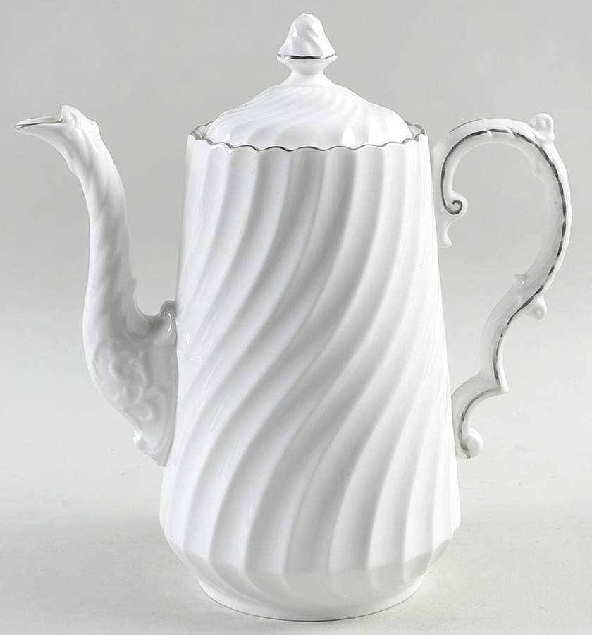 Purity Coffee Pot & Lid by John  Aynsley & Sons-1