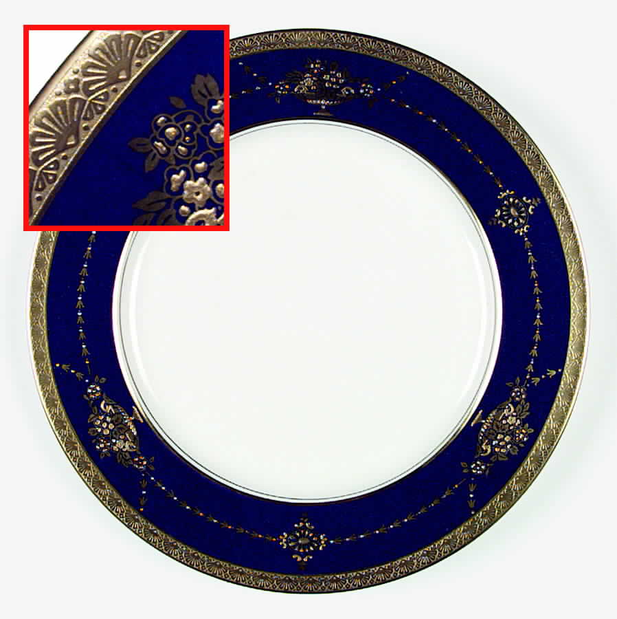 Regent Cobalt Blue Dinner Plate by John  Aynsley & Sons-1
