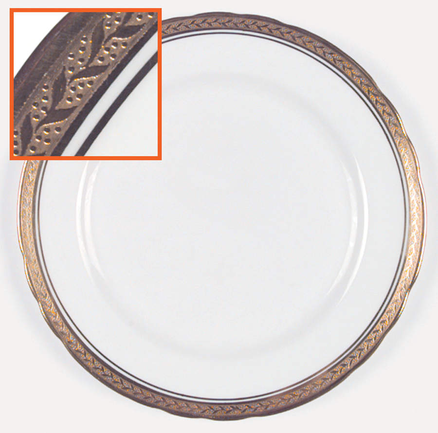 Regency White (Scalloped) Salad Plate by John  Aynsley & Sons-1