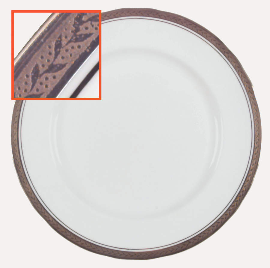 Regency White (Scalloped) Dinner Plate by John  Aynsley & Sons-1