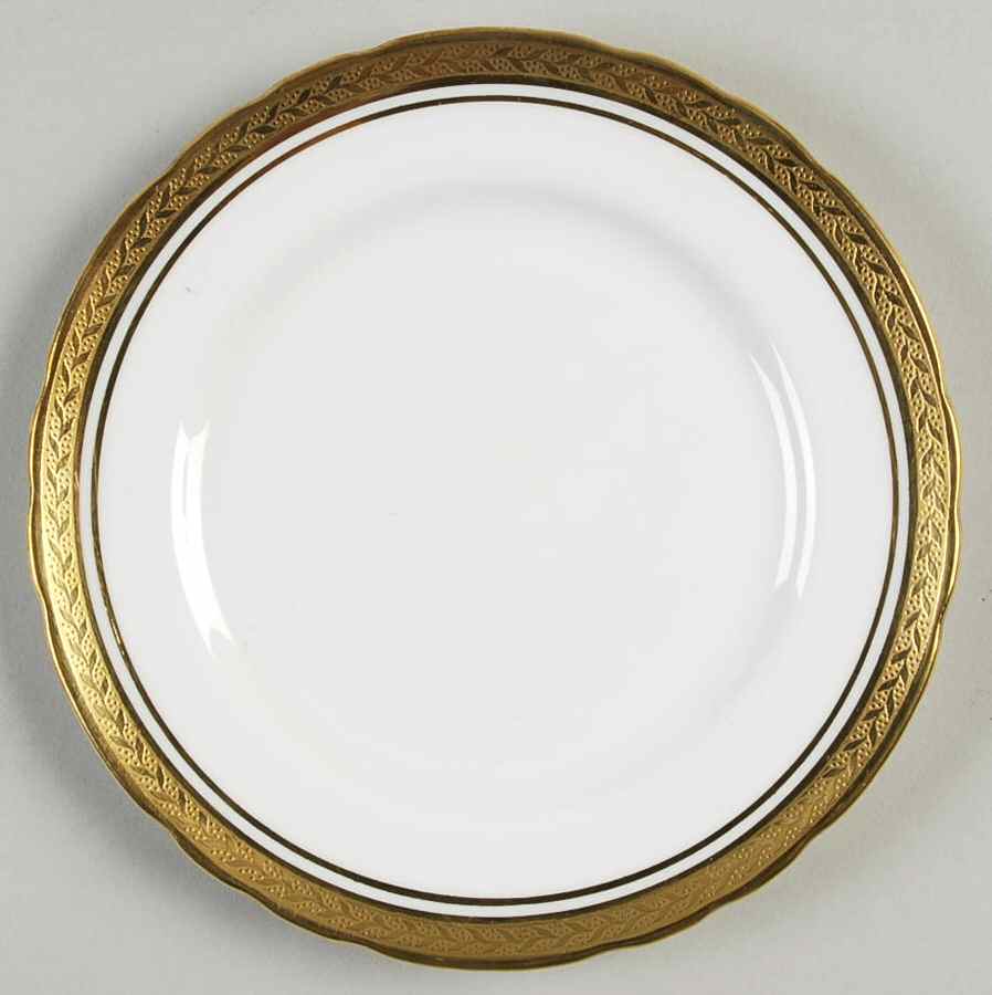 Regency White (Scalloped) Bread & Butter Plate by John  Aynsley & Sons-1