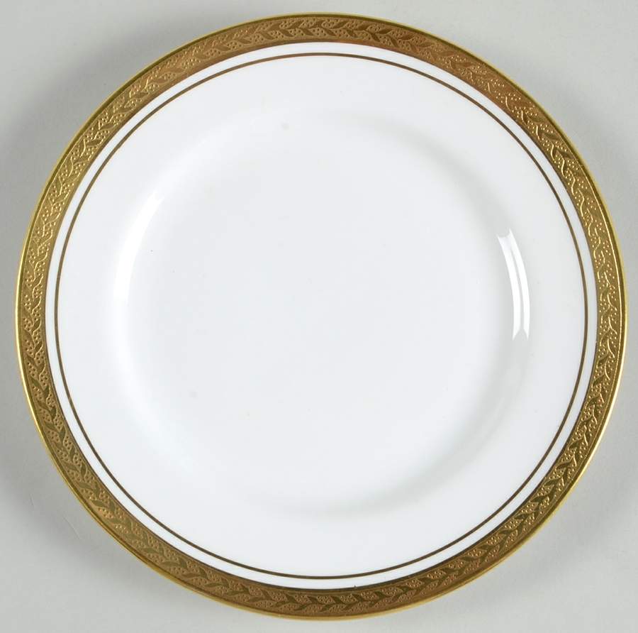 Regency White (Smooth) Bread & Butter Plate by John  Aynsley & Sons-1