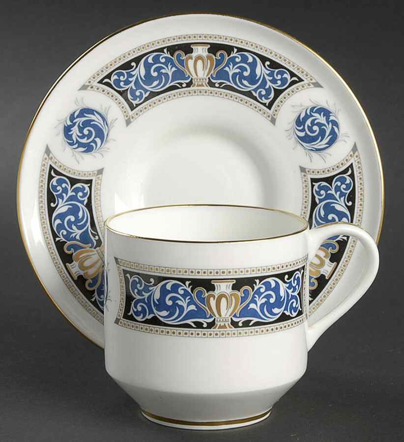 Rembrandt Flat Cup & Saucer Set by John  Aynsley & Sons-1