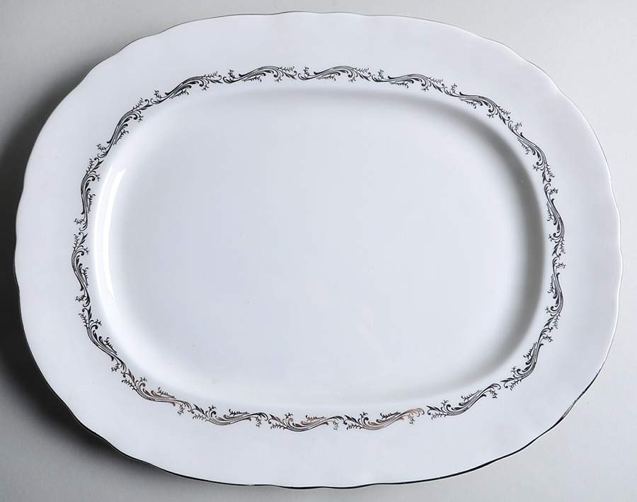 Romance 15" Oval Serving Platter by John  Aynsley & Sons-1