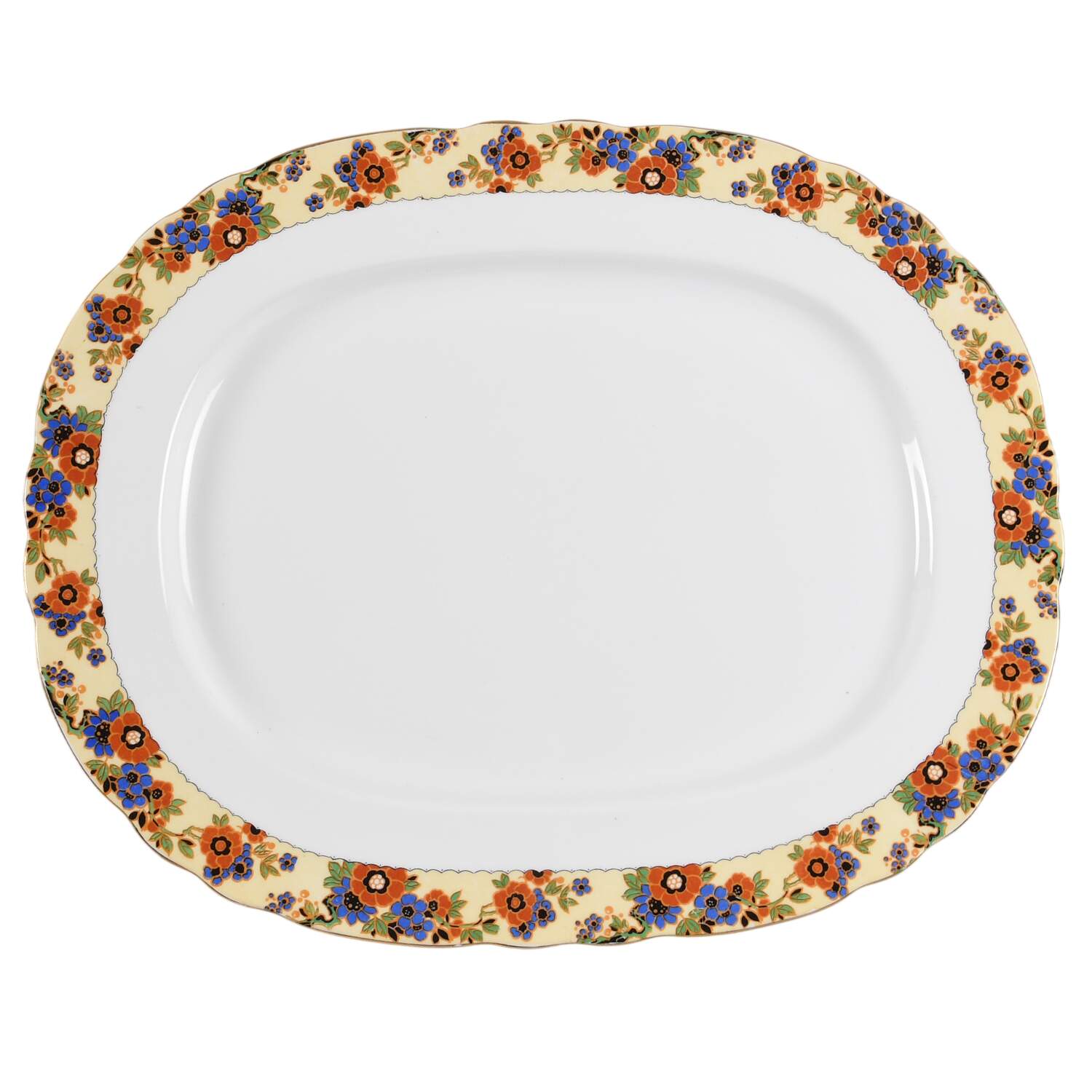 Romany 15" Oval Serving Platter by John  Aynsley & Sons-1