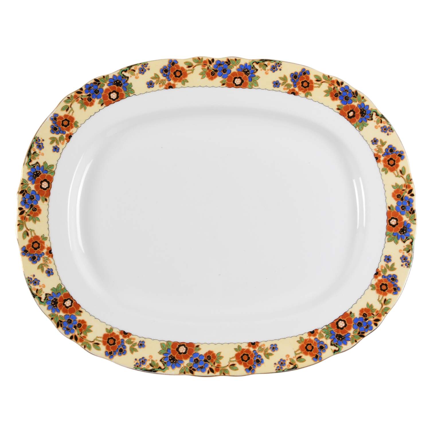 Romany 13" Oval Serving Platter by John  Aynsley & Sons-1