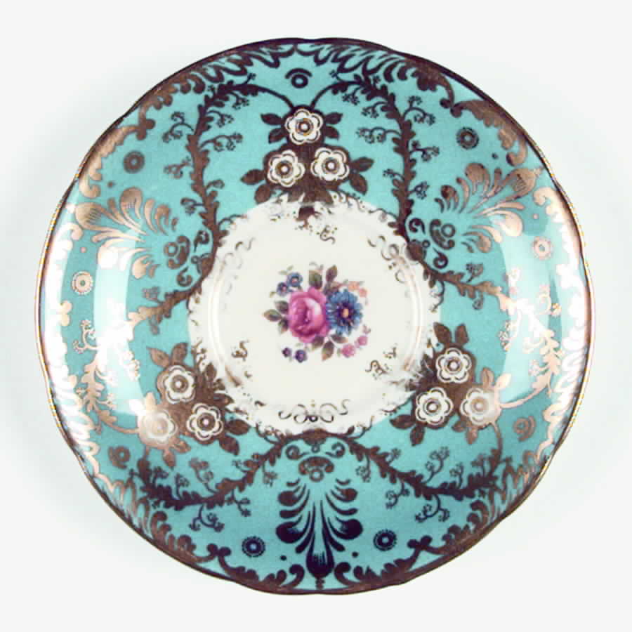Royalty Aqua Saucer by John  Aynsley & Sons-1