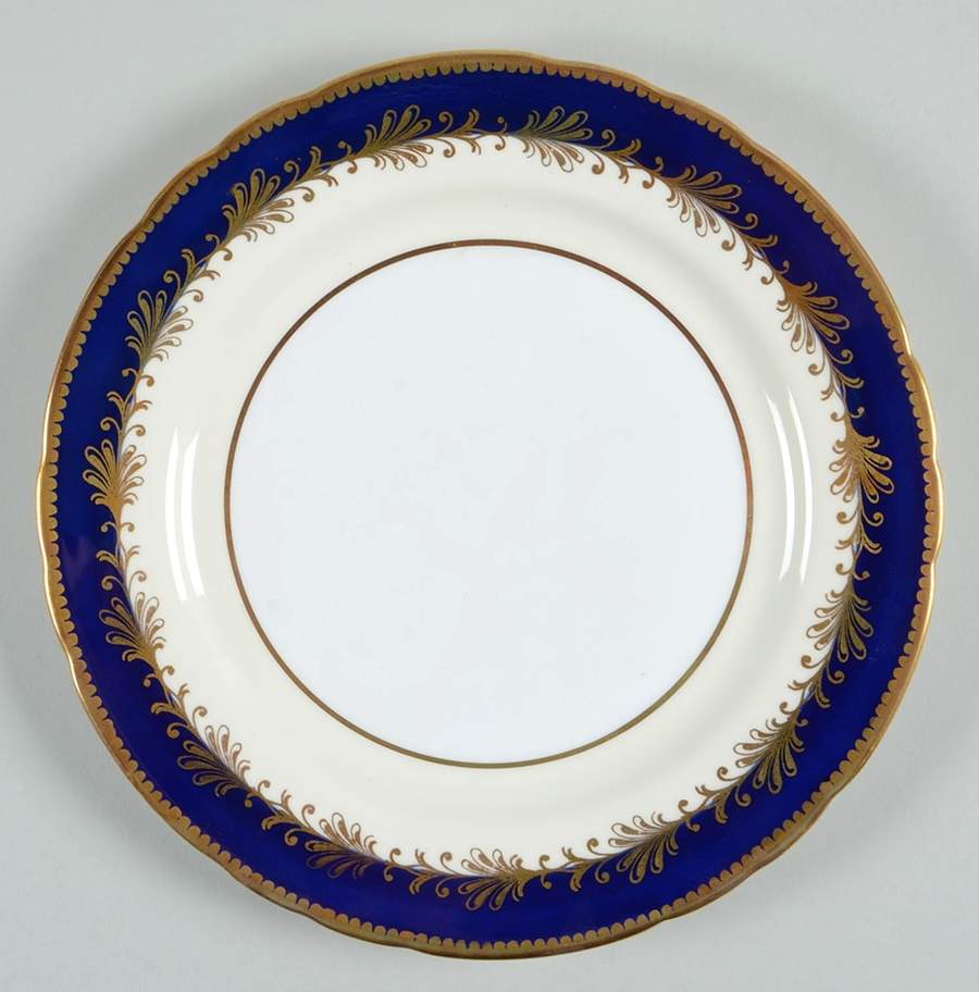 Rutland Cobalt Blue Salad Plate by John  Aynsley & Sons-1