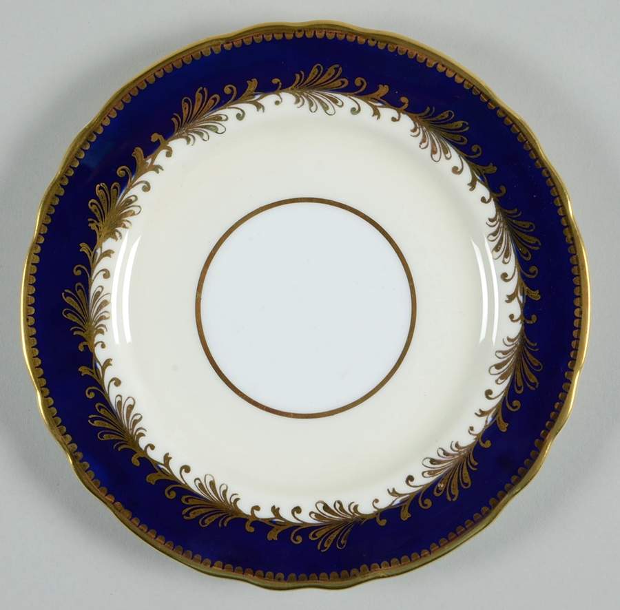 Rutland Cobalt Blue Bread & Butter Plate by John  Aynsley & Sons-1