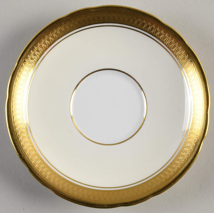 Sandringham (Scalloped) Saucer by John  Aynsley & Sons-1
