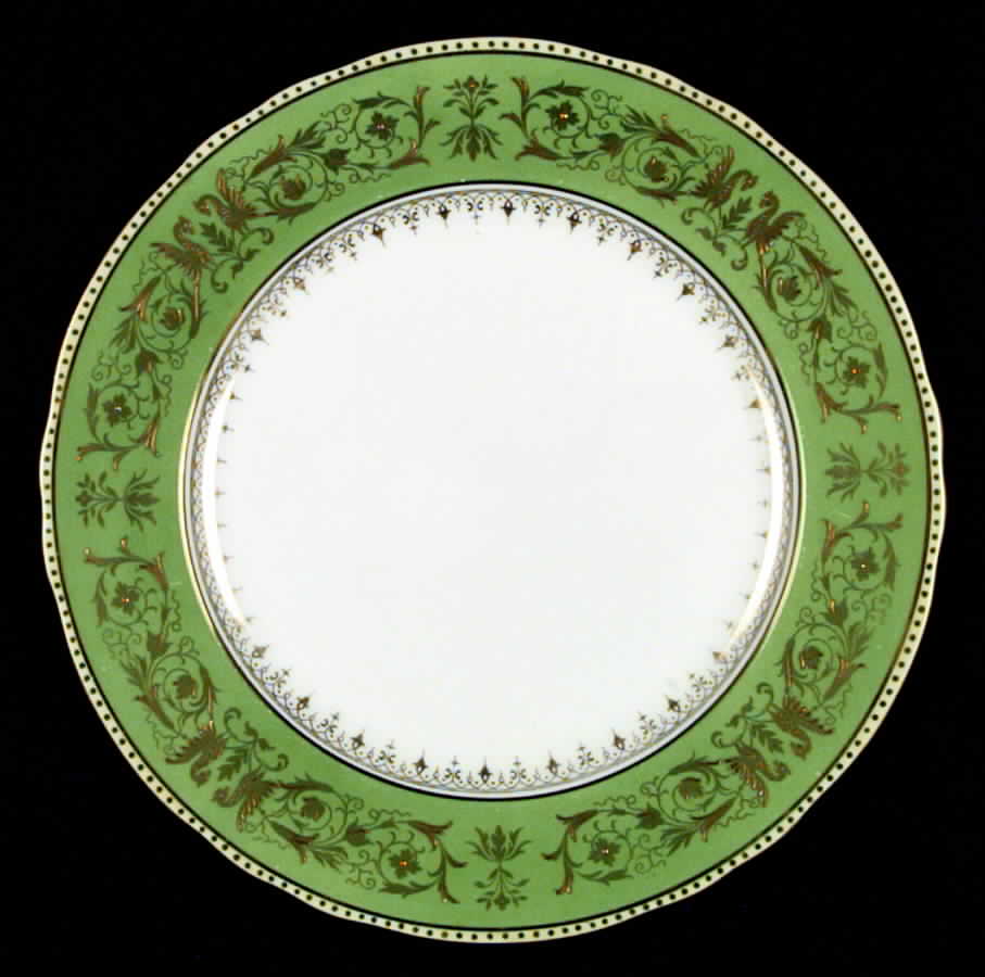 Seville Green Dinner Plate by John  Aynsley & Sons-1