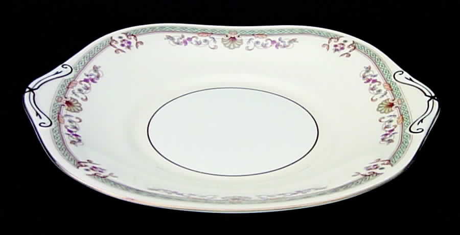 Shelbourne Square Handled Cake Plate by John  Aynsley & Sons-1