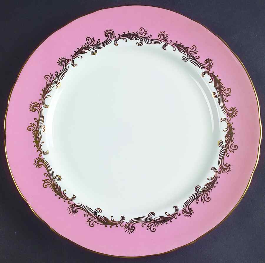 Sheraton Rose Dinner Plate by John  Aynsley & Sons-1