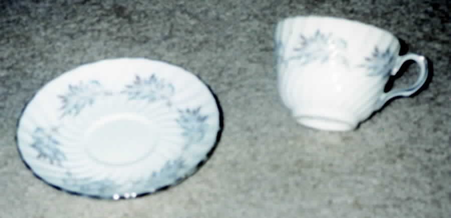 Silva Brow Flat Cup & Saucer Set by John  Aynsley & Sons-1