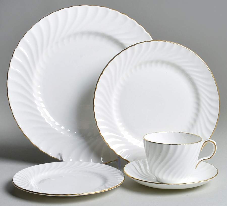 Simplicity 5 Piece Place Setting by John  Aynsley & Sons-1