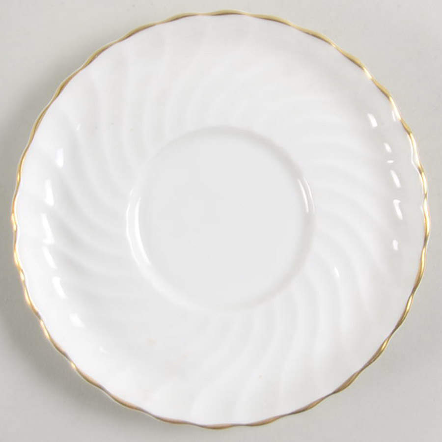 Simplicity Saucer for Flat Demitasse Cup by John  Aynsley & Sons-1