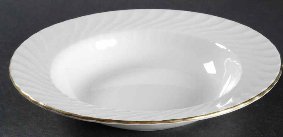 Simplicity Rim Soup Bowl by John  Aynsley & Sons-1