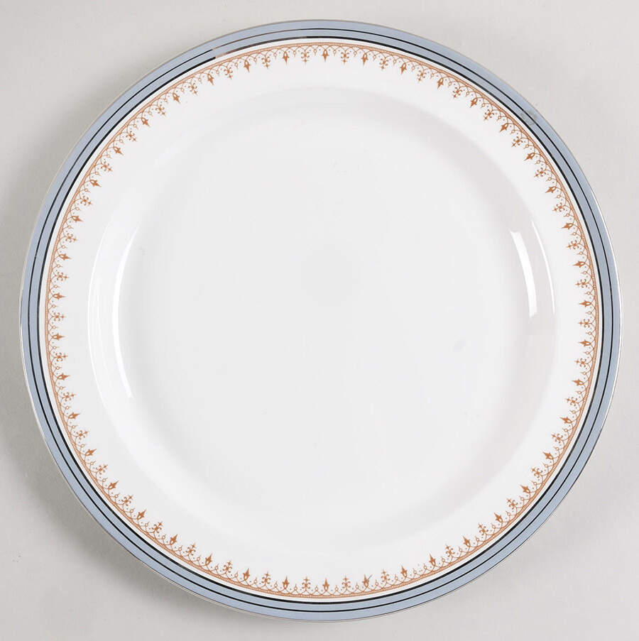 Silver Shadow 12" Chop Plate (Round Platter) by John  Aynsley & Sons-1