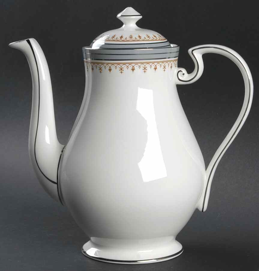 Silver Shadow Coffee Pot & Lid by John  Aynsley & Sons-1