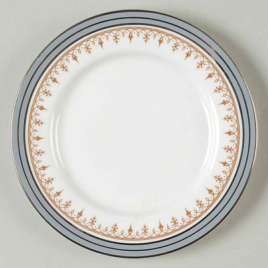 Silver Shadow Bread & Butter Plate by John  Aynsley & Sons-1