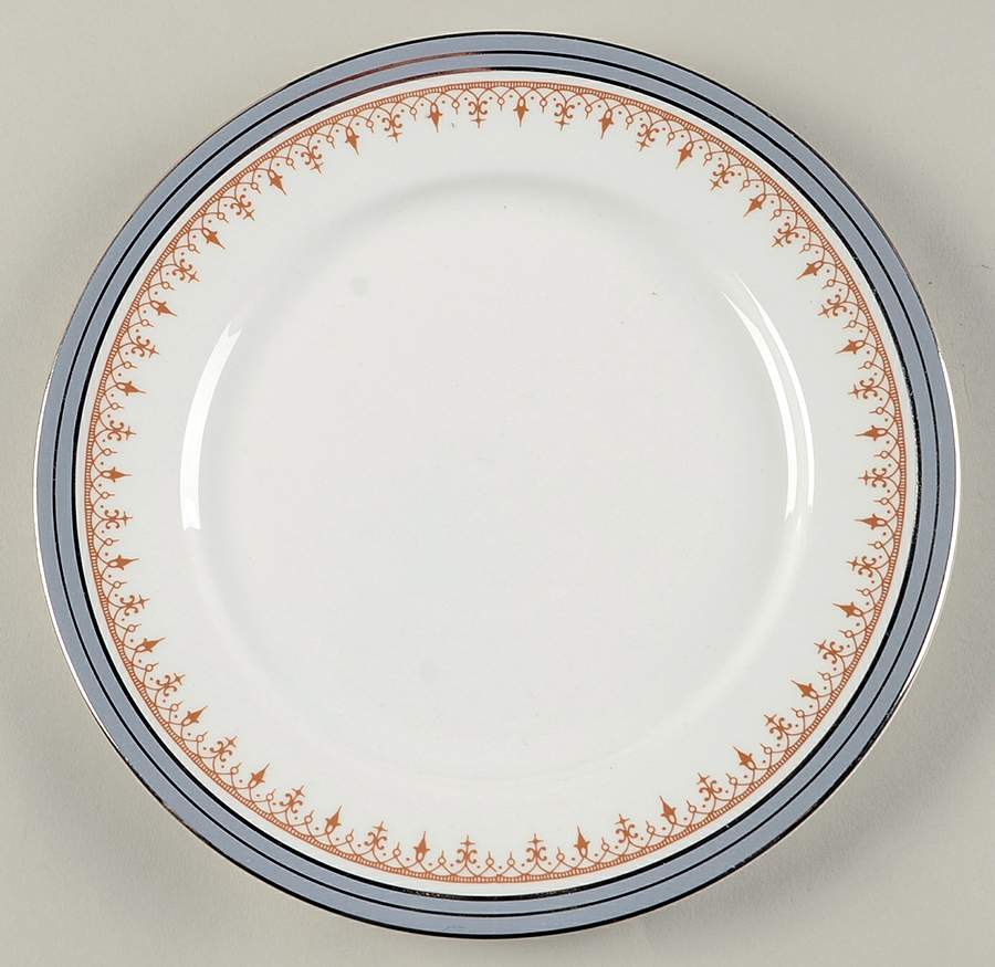 Silver Shadow Salad Plate by John  Aynsley & Sons-1