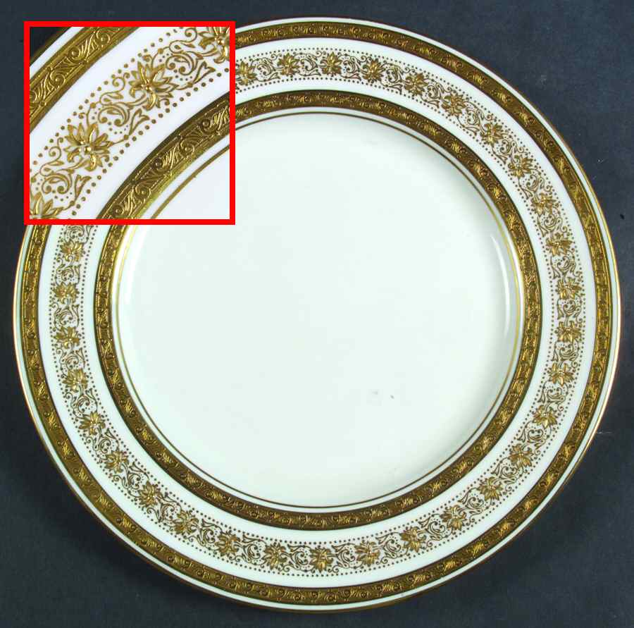 Solitaire Dinner Plate by John  Aynsley & Sons-1