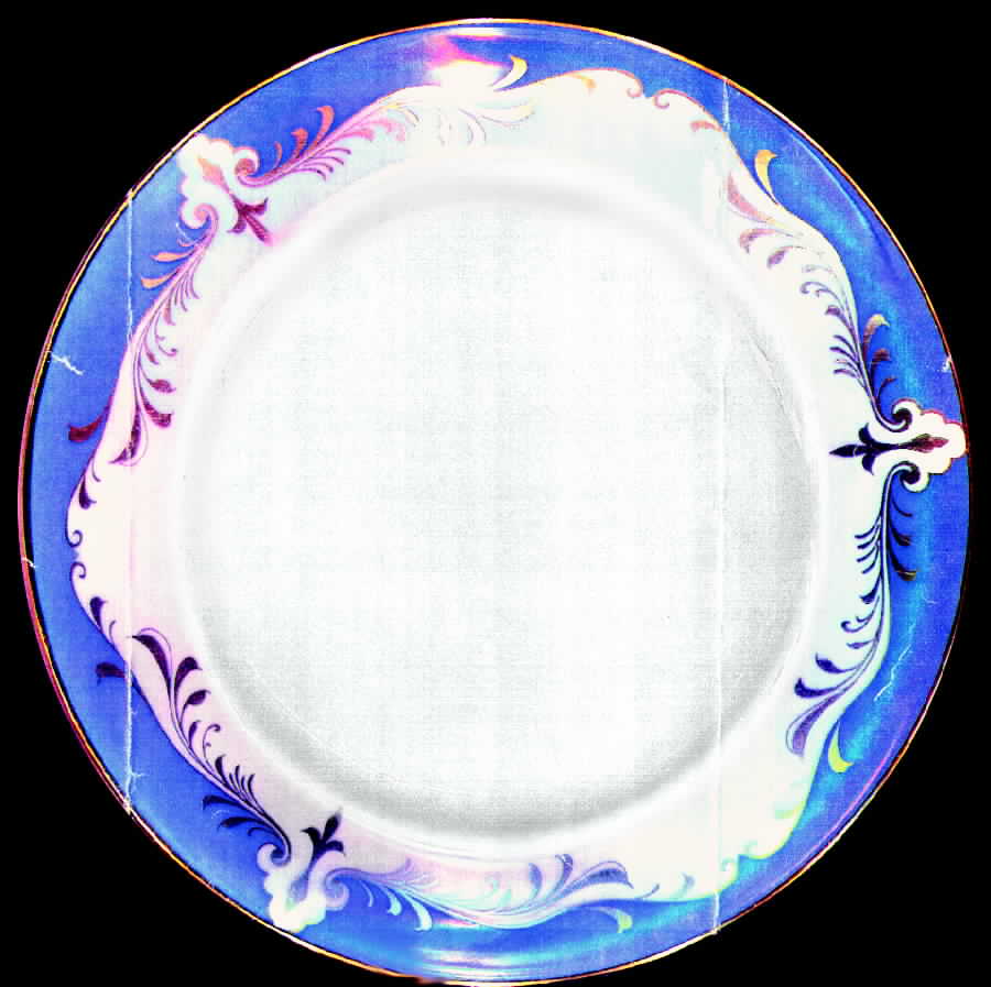 Sonnet Light Blue Bread & Butter Plate by John  Aynsley & Sons-1