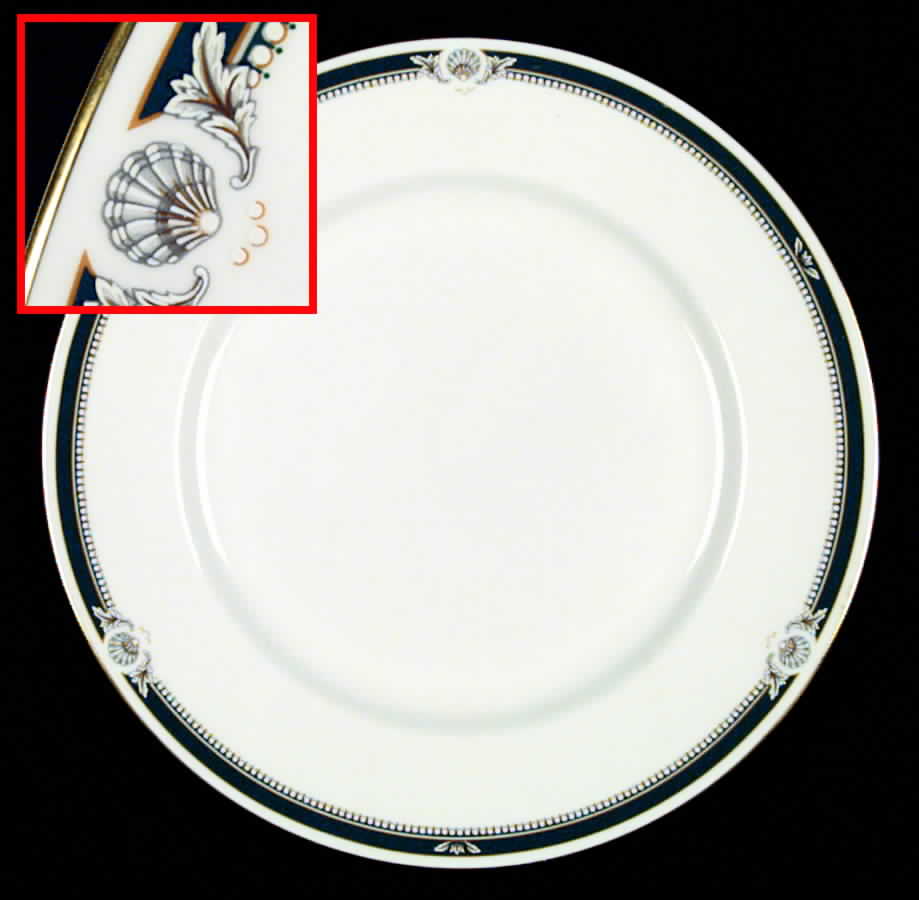 South Pacific Green Dinner Plate by John  Aynsley & Sons-1