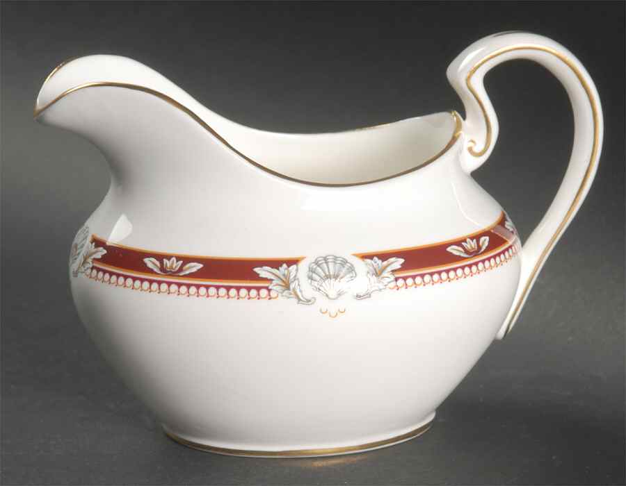 South Pacific Red Maroon Creamer by John  Aynsley & Sons-1