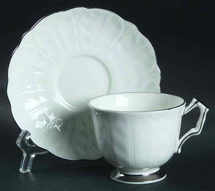 Spring Crocus Footed Cup & Saucer Set by John  Aynsley & Sons-1