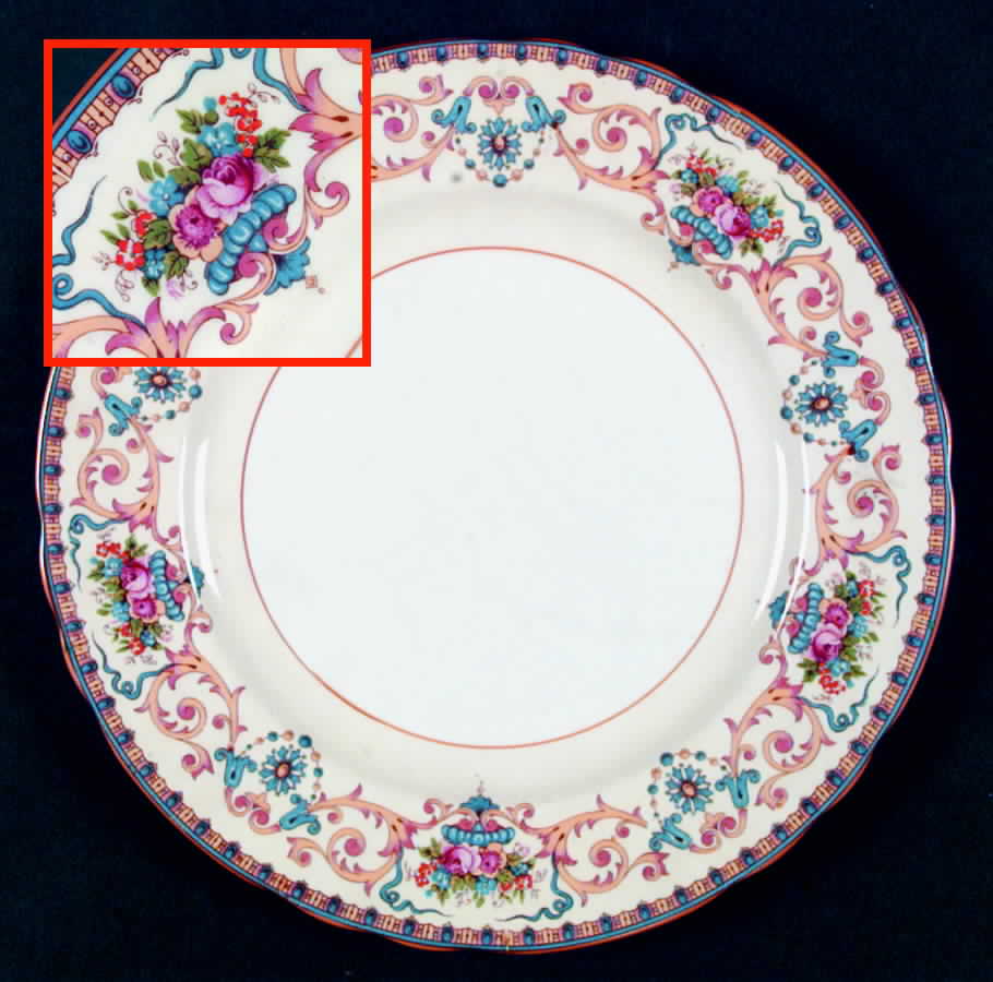 St. Clair Dinner Plate by John  Aynsley & Sons-1