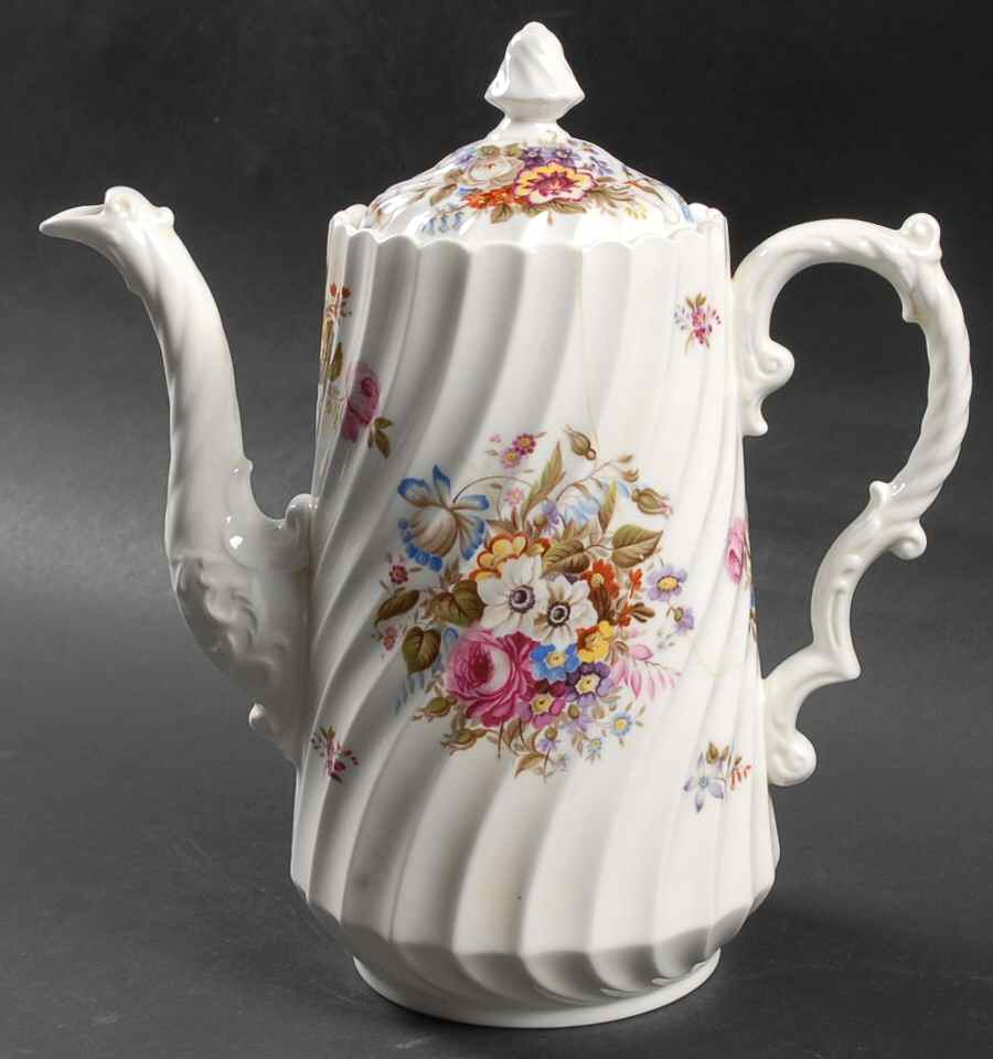 Summertime Coffee Pot & Lid by John  Aynsley & Sons-1
