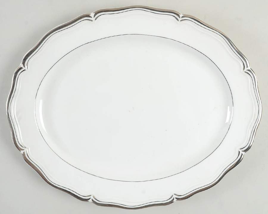 Tradition 13" Oval Serving Platter by John  Aynsley & Sons-1
