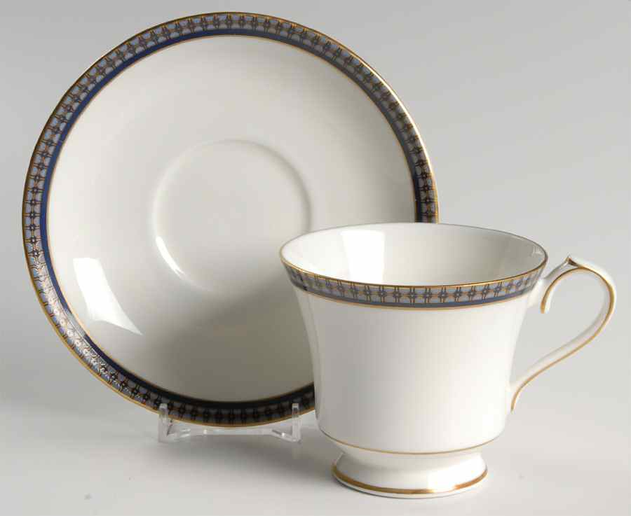 Twilight Footed Cup & Saucer Set by John  Aynsley & Sons-1