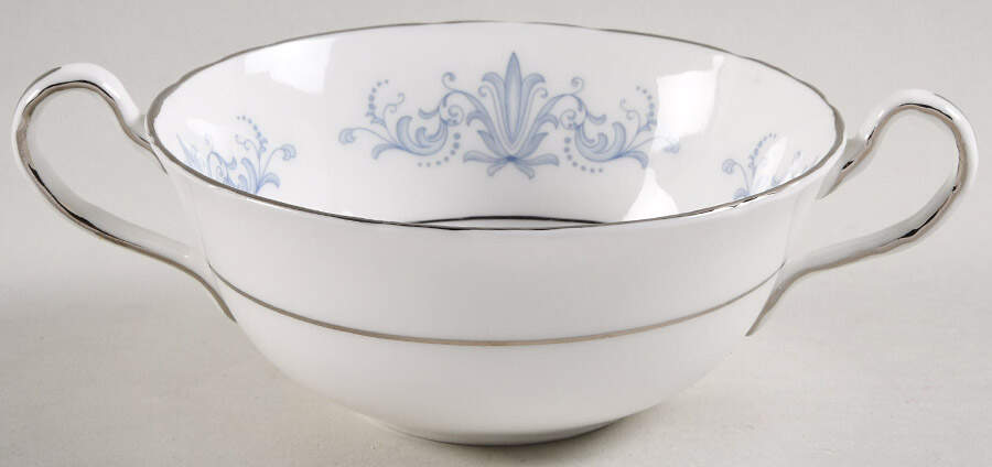 Venetian (Scalloped) Flat Cream Soup Bowl by John  Aynsley & Sons-1