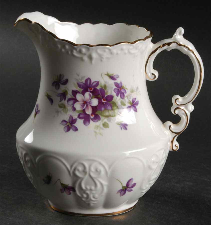 Violette (White Background) 16 Oz Pitcher by John  Aynsley & Sons-1