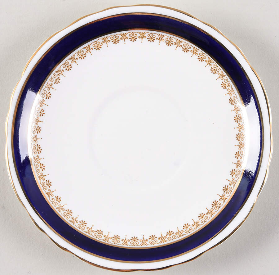 Warwick Blue Saucer for Cream Soup Bowl by John  Aynsley & Sons-1
